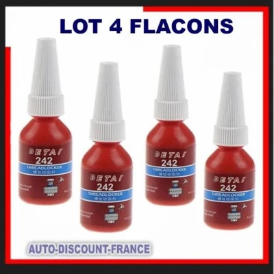 Lot de 4 Frein Filet Bleu 10ml Résistance Moyen 242 - Photo 1/4