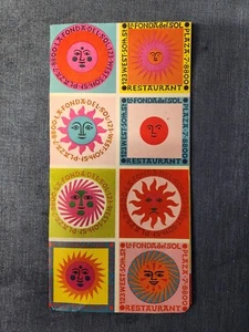 Alexander Girard LA FONDA DEL SOL menú cena restaurante de Nueva York 1960 dvdBX - Imagen 1 de 4