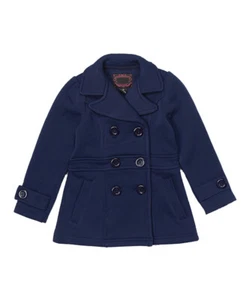 Girls Fall Winter Pea Coat, , Navy Blue, Size: Small ( 5 years ) - Picture 1 of 2