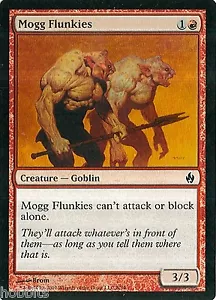 MTG - Premium Deck Fuoco e Fulmini - Mogg Flunkies - 2X - Foil - quasi nuovo - Foto 1 di 1