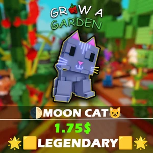 🟢ONLINE🟢|🌓MOON CAT😺|🌟🟨LEGENDARIO🟨🌟| Cultiva un jardín🌱| Rápido🚀| - Imagen 1 de 1