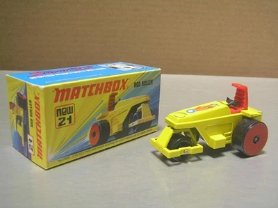 Matchbox Superfast MB21 Rod Roller with Red rear wheels Mint in Box - Image 1 of 4