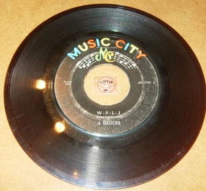 4 DEUCES -THE GAYLARKS - W-P-L-J / DOODLE-DOO / LISTEN - DOO WOP - COLORED VINYL - Picture 1 of 3