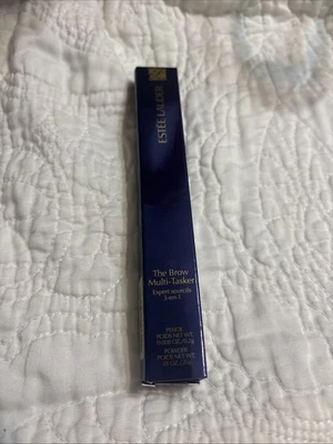 Estee Lauder The Brow Multi-Tasker 3 in 1 Pencil Powder Brush (03 Brunette) NIB - Image 1 of 4