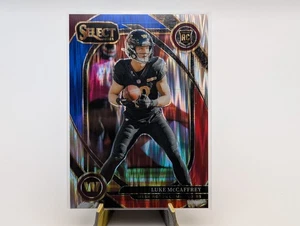 Panini Select 2024 Luke Mccaffrey #279 Club Level Rookie rojo y azul Shock Prizm - Imagen 1 de 2