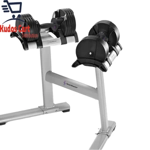 Juego de mancuernas ajustables Twistlock 88 lb (40 kg) con soporte - Imagen 1 de 12