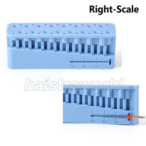 1-20Pcs Dental Endodontic File Holder Measuring Block Ruler Right-Scale - Picture 1 of 7