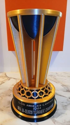 SIGMA 3-D PRINTING Emirates NBA in season tournament championship trophy, All winning teams