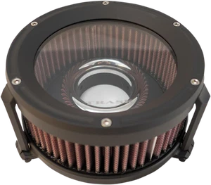 Filtro de aire de alto flujo negro TRASK TM-1023BK carga de asalto - Imagen 1 de 1