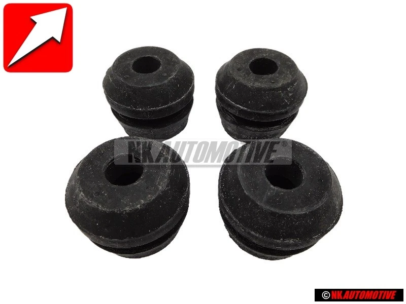 4x VW Original Patin Metal Caoutchouc - 191199233 - Photo 1/1