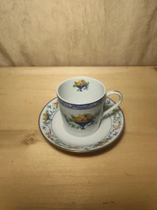 HAVILAND RENAISSANCE URNS OF FRUIT FLAT CUP AND SAUCER - Picture 1 of 5