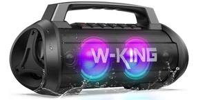 Altavoz Portátil W-King Impermeable D10 Fiesta con Luces LED NUEVO EN CAJA - Imagen 1 de 4