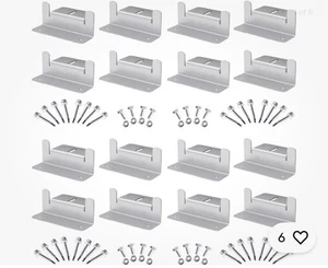  16 Units Per Set Solar Panel Mounting Z Brackets, Solar Panel Mounting Br - Picture 1 of 5