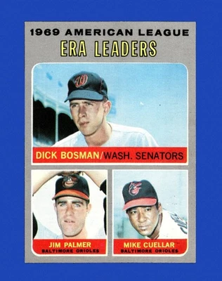Коллекционные бейсбольные карточки 1970 Topps Set-Break No68 Al Era Leaders NR-MINT *GMCARDS* - Изображение 1 из 2
