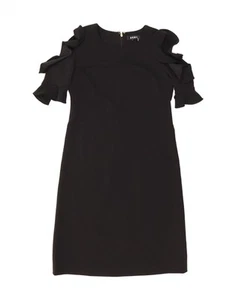 DKNY Womens Shift Dress US 4 Small Black Polyester CT32 - Picture 1 of 3