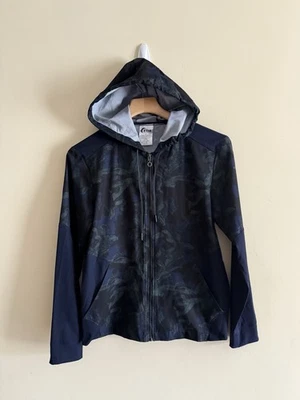 Chaqueta de Lluvia Zyia Active Abrigo Cortavientos Forrado de Malla Talla Mediana Azul Marino Palma Foto 1 de 3