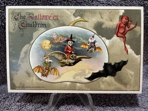 HALLOWEEN POSTCARD JOHN WINSCH C28 - Picture 1 of 2