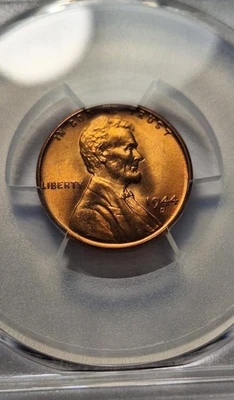 NICE!! 1944-D PCGS MS67RD Lincoln Wheat Penny 1C UNC Coin - Image 1 of 4