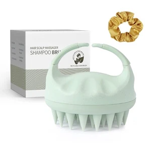 Scalp Massager Shampoo Brush, Scalp Scrubber with Soft Silicone Bristles, Sca... - Picture 1 of 7