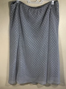 Cato 22-24W Maxi Sheer Flared Skirt Pull On Flowy A Line Polka Dot Lining 4-10 - Picture 1 of 9
