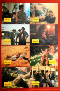 BLOOD BEACH HORROR MARIANA HILL 1981 8x RARE EXYU LOBBY CARDS - Picture 1 of 1