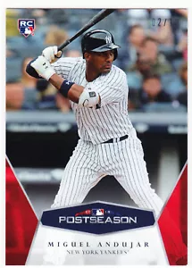 Miguel Andujar Yankees RC 2018 Topps On-Demand 2018 Postseason Red Parallel 2/10 - Picture 1 of 2