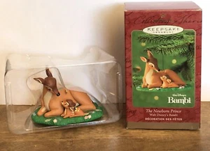 The Newborn Prince Walt Disney's Bambi Hallmark Keepsake Ornament 2000  - Picture 1 of 8