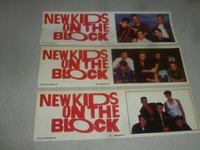 VINTAGE 1990 NEW KIDS ON THE BLOCK NKOTB BUMPER STICKER NOS NEW JORDAN KNIGHT 