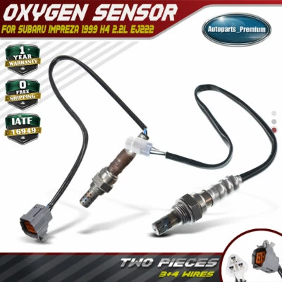 2x Sensor de oxígeno O2 aguas arriba y aguas abajo para Subaru Impreza 1999 2,2 L 22690AA290 Foto 1 de 4