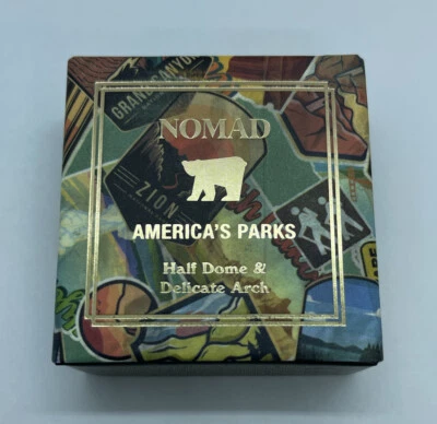 NEW NIB Nomad America’s Parks Eyeshadow Duo Half Dome & Delicate Arch Travel ATH - Image 1 of 4