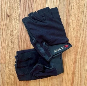 Beace Black Weight Lifting Gloves Size Large New Without Tags - Picture 1 of 2
