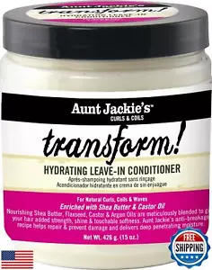 Aunt Jackie's Curls and Coils Transform Hydrating Leave-In Creme Conditioner - Picture 1 of 1