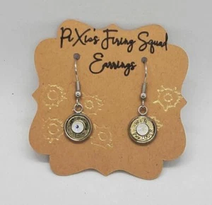 Real bullet casing dangle earrings - Picture 1 of 6