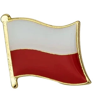 Poland Flag Lapel Pin Badge - Picture 1 of 2