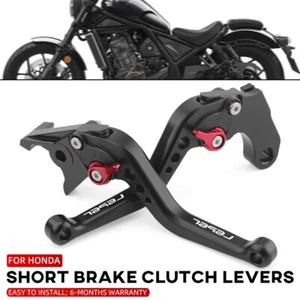 Adjustable Short Brake Clutch Levers For HONDA CMX1100 Rebel 1100/T 2023-2025 - Picture 1 of 11