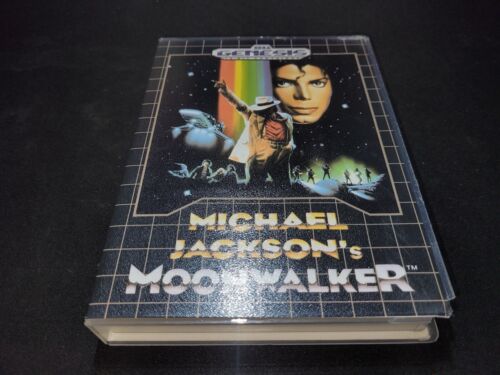 Michael Jackson's Moonwalker Sega Genesis EXMT cond with cust box authentic/