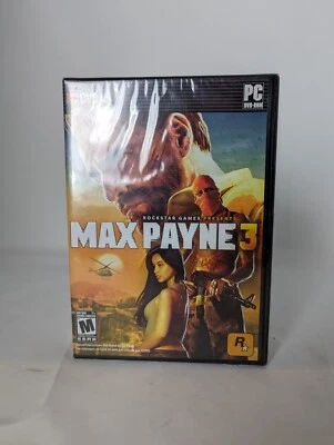 Max Payne 3 (PC, 2012) DVD Windows Rockstar Games sellado de fábrica Foto 1 de 2