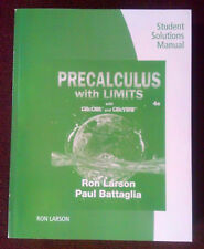 Precalculus w Limits Fourth Edition 2018 Student Solutions Man 9781337279857 