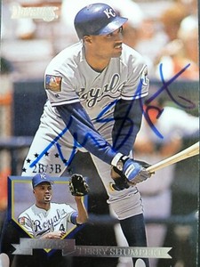 1995 Donruss SIGNED: Terry Shumpert, ROYALS #176