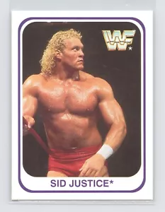 1991 Merlin WWF - #137 Sid Justice - Picture 1 of 2