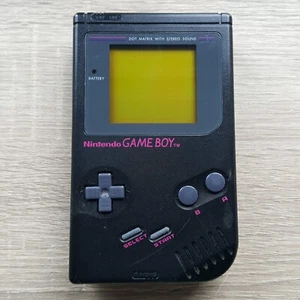 Nintendo Gameboy Classic Konsole SCHWARZ BLACK Handheld Spielkonsole - Bild 1 von 12