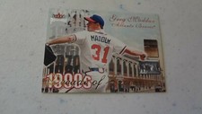 2001 FLEER PREMIUM  #36 OF 50 de DECADE OF EXCELLENCE GREG MADDUX BASEBALL CARD