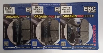 EBC FRONT and REAR Disc Brake Pads (3 Sets) Fits SUZUKI AN650 BURGMAN / SKYWAVE - Image 1 of 4