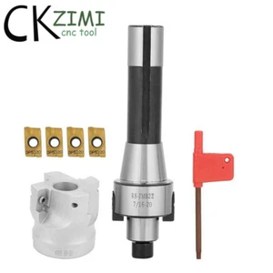 R8-FMB22 7/16-20 + 400R 50-22 CNC Face Milling Cutter Shell + 10Pcs APMT1604PDER - Picture 1 of 4