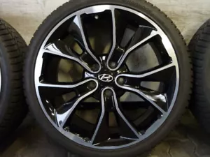 WINTERREIFEN ALUFELGEN ORIGINAL HYUNDAI i30N PERFORMANCE PD PDE 235/35 R19 8mm - Bild 1 von 9