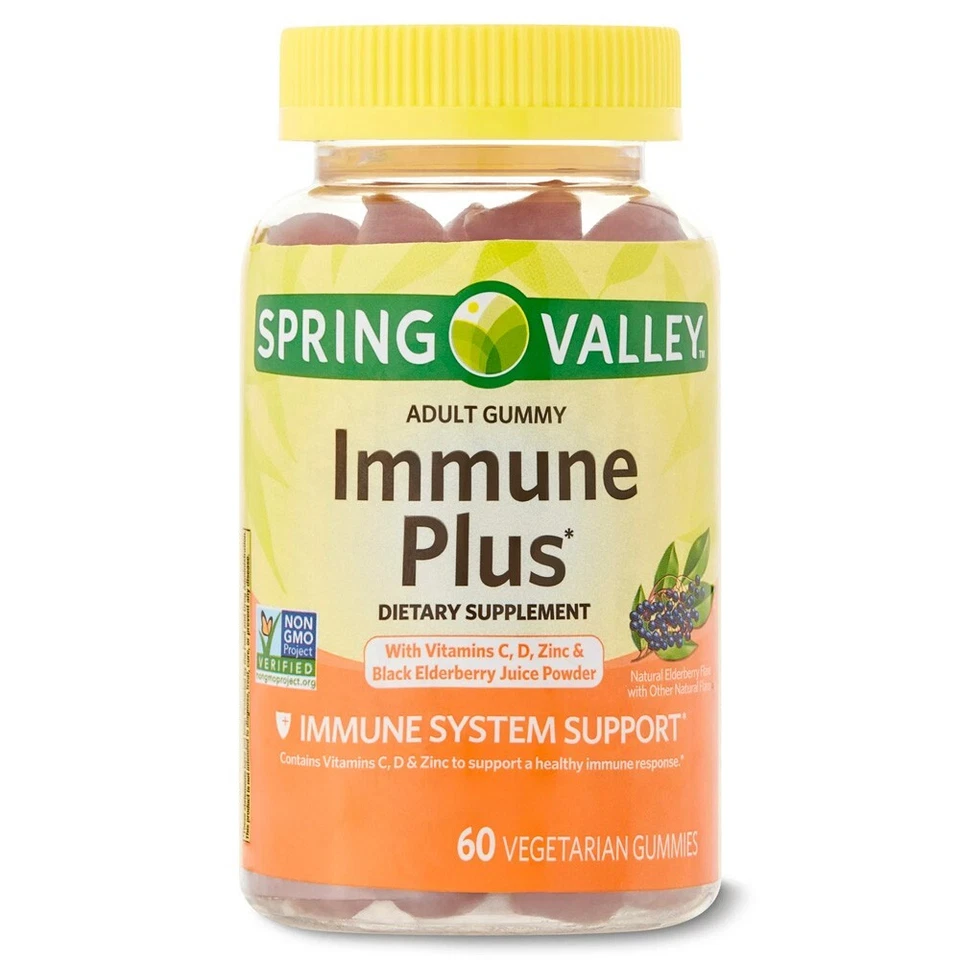 Spring Valley Immune System Plus Vegetarian Gummies, 60ct - Image 1 of 4