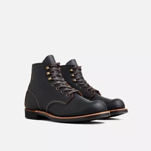 Botines Red Wing Heritage Blacksmith 3345 de cuero negro punta redonda de 6 pulgadas para hombre - Imagen 1 de 48