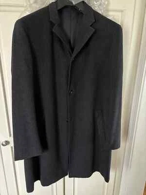Jil Sander Navy Wool Classic Coat Size 48 - Image 1 of 4