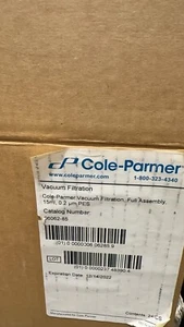 Cole-Parmer Vacuum Filtration, Full Assembly, 15 mL, 0.2 um,  06062-85, 20 case - Picture 1 of 3
