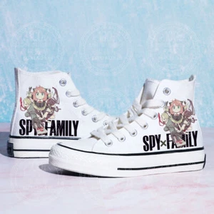 SPYxFAMILY Anime Sneaker Freizeitschuhe Sportschuhe Schnürer Schuhe Shoe - Picture 1 of 1